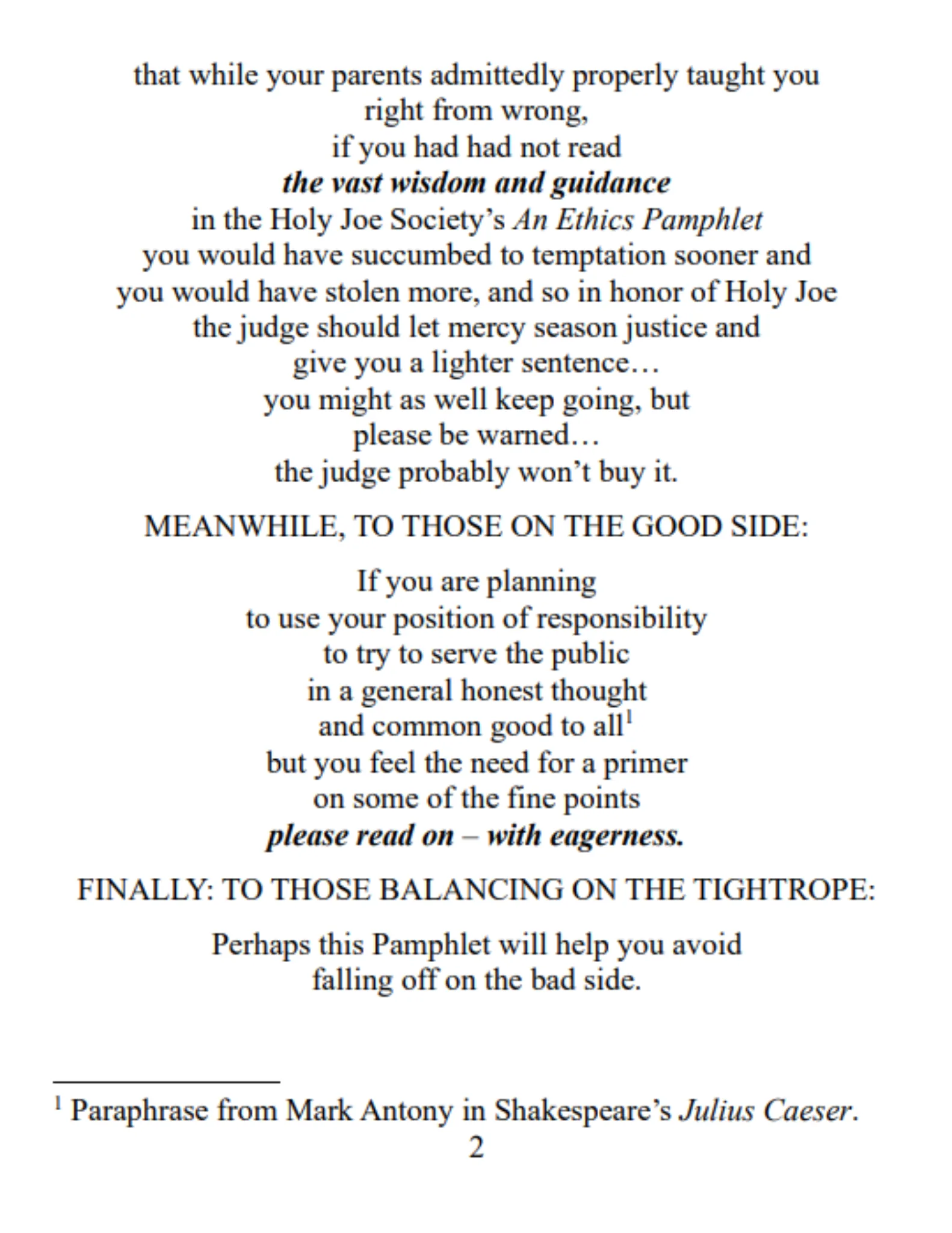 <i>An Ethics Pamphlet</i> - Image 3