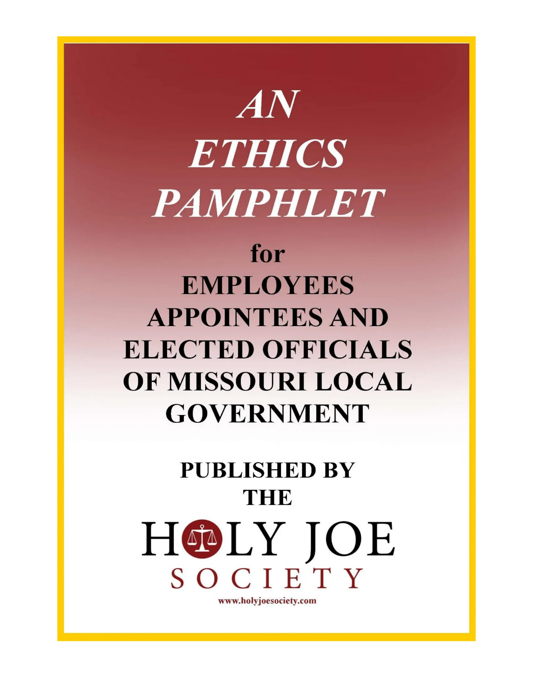 <i>An Ethics Pamphlet</i>